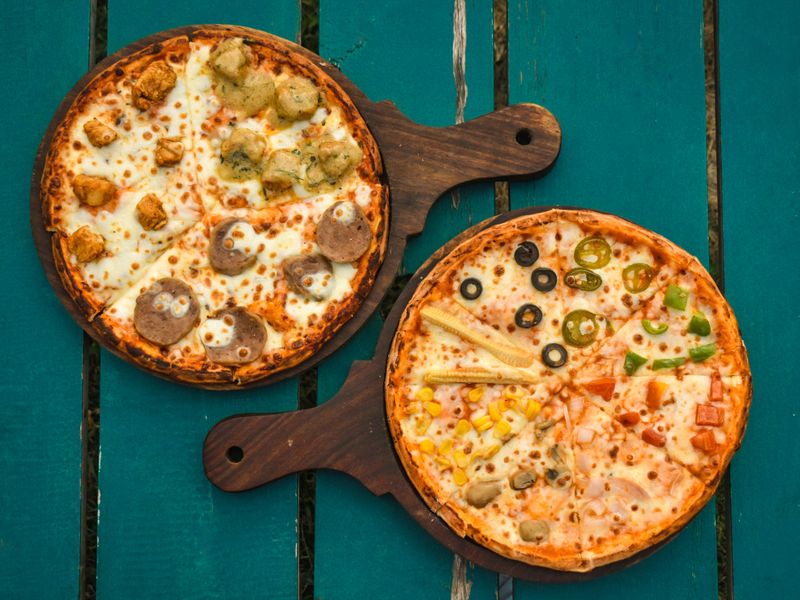BBQ Chicken Deep Dish pizza